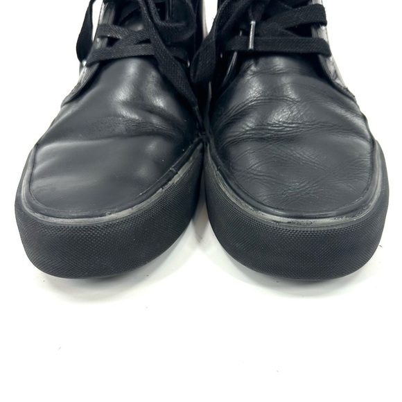 Polo Ralph Lauren Maykn Oil Leather Chukka Boots Mens 9 Black Shoes Preppy main image 10